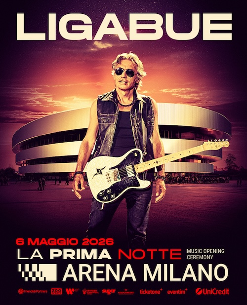 Ligabue 6 maggio 2025 Arena Santa Giulia