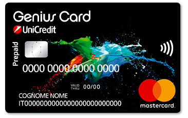 Carta prepaid Genius Card