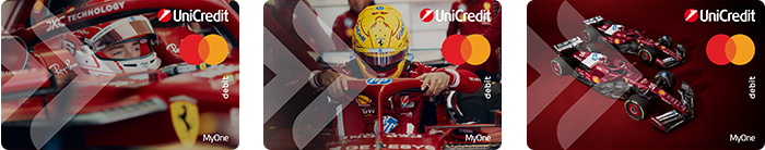 set di immagini rappresentanti alcune possibili carte personalizzate